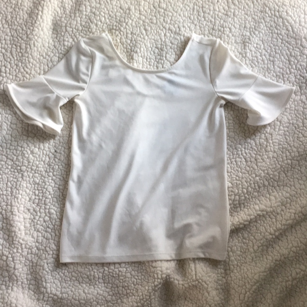 Ann Taylor Petite flared sleeve blouse